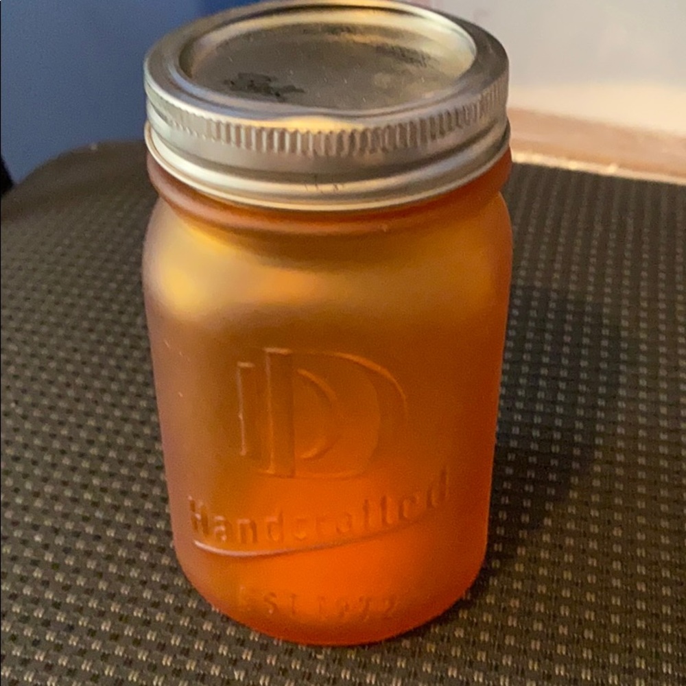 Marigold mason jar like